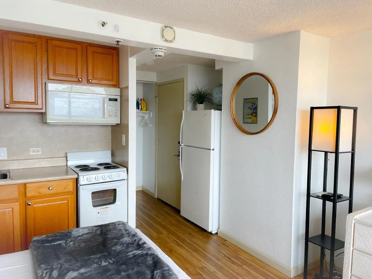 דירה הונולולו Bright Waikiki Studio Condo ארצות הברית